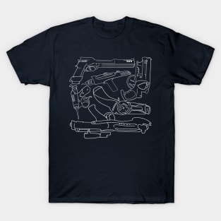 Science Fiction Movie Weapons T-Shirt